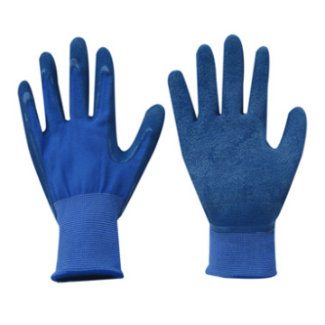 13G Polyester Liner Blue Latex Coated Glove-5239